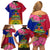 Haiti Battle of Vertieres Family Matching Off Shoulder Short Dress and Hawaiian Shirt The Haitian Revolution 220th Anniversary Polynesian Style LT03 - Polynesian Pride