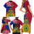 Haiti Battle of Vertieres Family Matching Short Sleeve Bodycon Dress and Hawaiian Shirt The Haitian Revolution 220th Anniversary Polynesian Style LT03 - Polynesian Pride