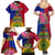 Haiti Battle of Vertieres Family Matching Summer Maxi Dress and Hawaiian Shirt The Haitian Revolution 220th Anniversary Polynesian Style LT03 - Polynesian Pride