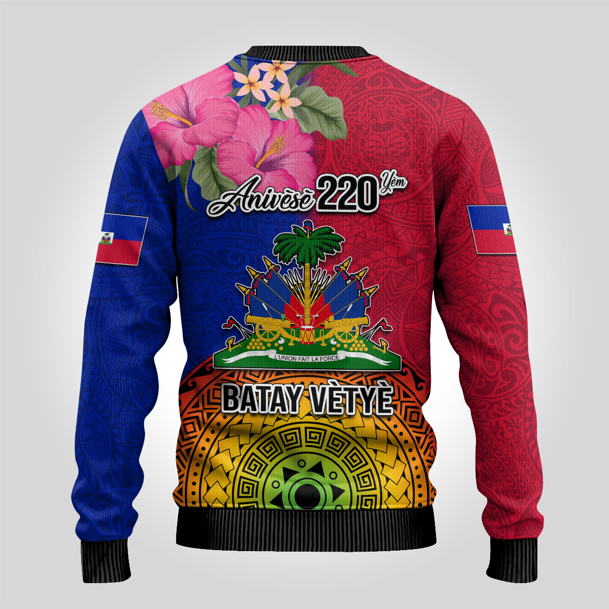 Haiti Battle of Vertieres Ugly Christmas Sweater The Haitian Revolution 220th Anniversary LT03 - Polynesian Pride