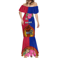 Personalised Haiti Battle of Vertieres Mermaid Dress The Haitian Revolution 220th Anniversary Polynesian Style LT03 - Polynesian Pride