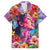 Polynesian Women Hawaiian Shirt Tropical Plant - Vibrant Surreal Dreamscape Vibe