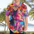 Polynesian Women Hawaiian Shirt Tropical Plant - Vibrant Surreal Dreamscape Vibe