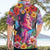 Polynesian Women Hawaiian Shirt Tropical Plant - Vibrant Surreal Dreamscape Vibe