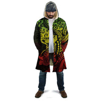 Hawaiian Manta Ray and Hammerhead Shark Tribal Tattoo Cloak with Polynesian Tribal Pattern Reggae Style LT03 - Polynesian Pride