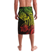 Hawaiian Manta Ray and Hammerhead Shark Tribal Tattoo Lavalava with Polynesian Tribal Pattern Reggae Style LT03 - Polynesian Pride