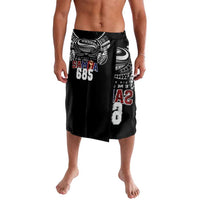Super Samoa-Six Eight Five to The World Lavalava Traditional Samoan Tattoo Black Color LT03 Black - Polynesian Pride