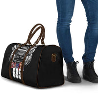 Super Samoa-Six Eight Five to The World Travel Bag Traditional Samoan Tattoo Black Color LT03 - Polynesian Pride