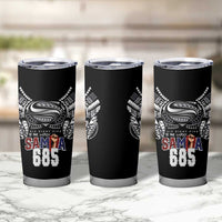 Super Samoa-Six Eight Five to The World Tumbler Cup Traditional Samoan Tattoo Black Color LT03 - Polynesian Pride