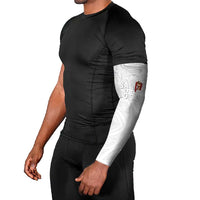 Super Samoa-Six Eight Five to The World Arm Sleeves Traditional Samoan Tattoo All White