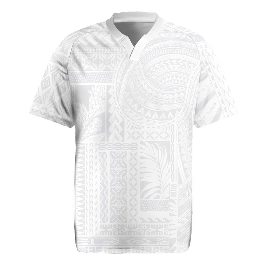 Lotu Tamaiti Samoan Art Tattoo Siapo Pattern Rugby Jersey