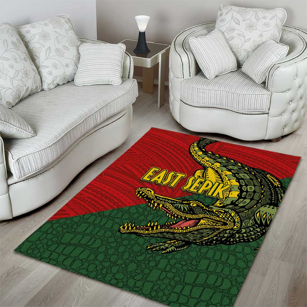 Sepik River Crocodile & Arts Festival Melanesian Pattern Area Rug LT03 - Polynesian Pride