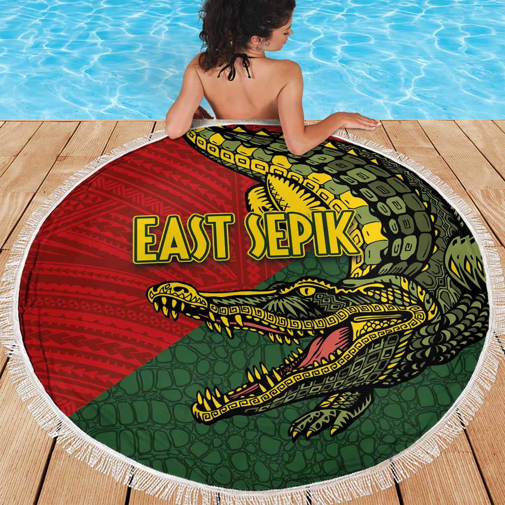 Sepik River Crocodile & Arts Festival Melanesian Pattern Beach Blanket LT03 - Polynesian Pride