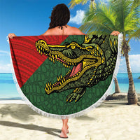Sepik River Crocodile & Arts Festival Melanesian Pattern Beach Blanket LT03 - Polynesian Pride