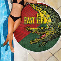 Sepik River Crocodile & Arts Festival Melanesian Pattern Beach Blanket LT03 - Polynesian Pride