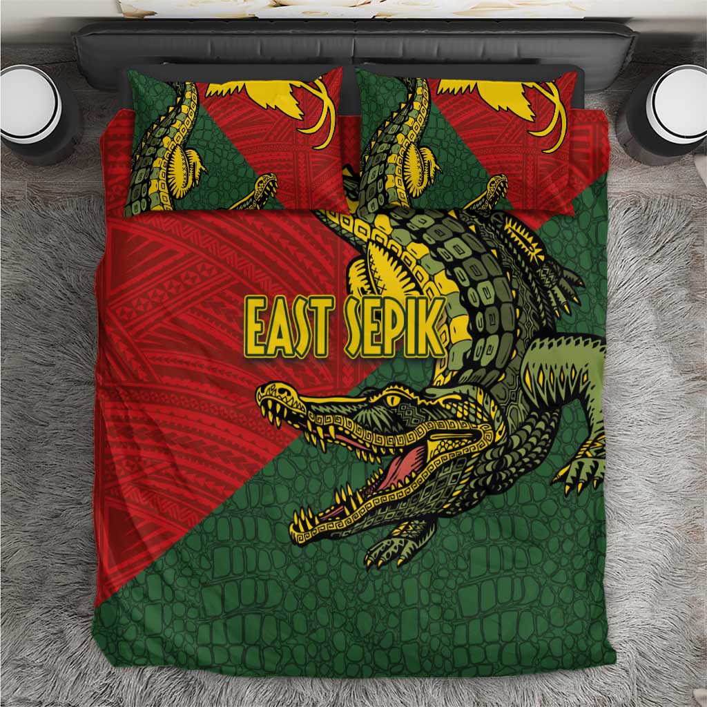 Sepik River Crocodile & Arts Festival Melanesian Pattern Bedding Set LT03 Red - Polynesian Pride