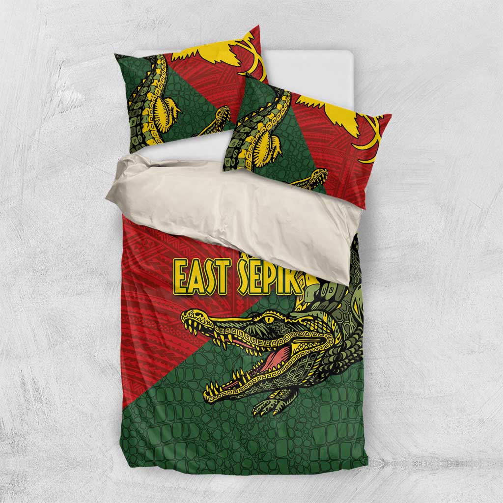 Sepik River Crocodile & Arts Festival Melanesian Pattern Bedding Set LT03 US Twin 172cm x 218cm Red - Polynesian Pride