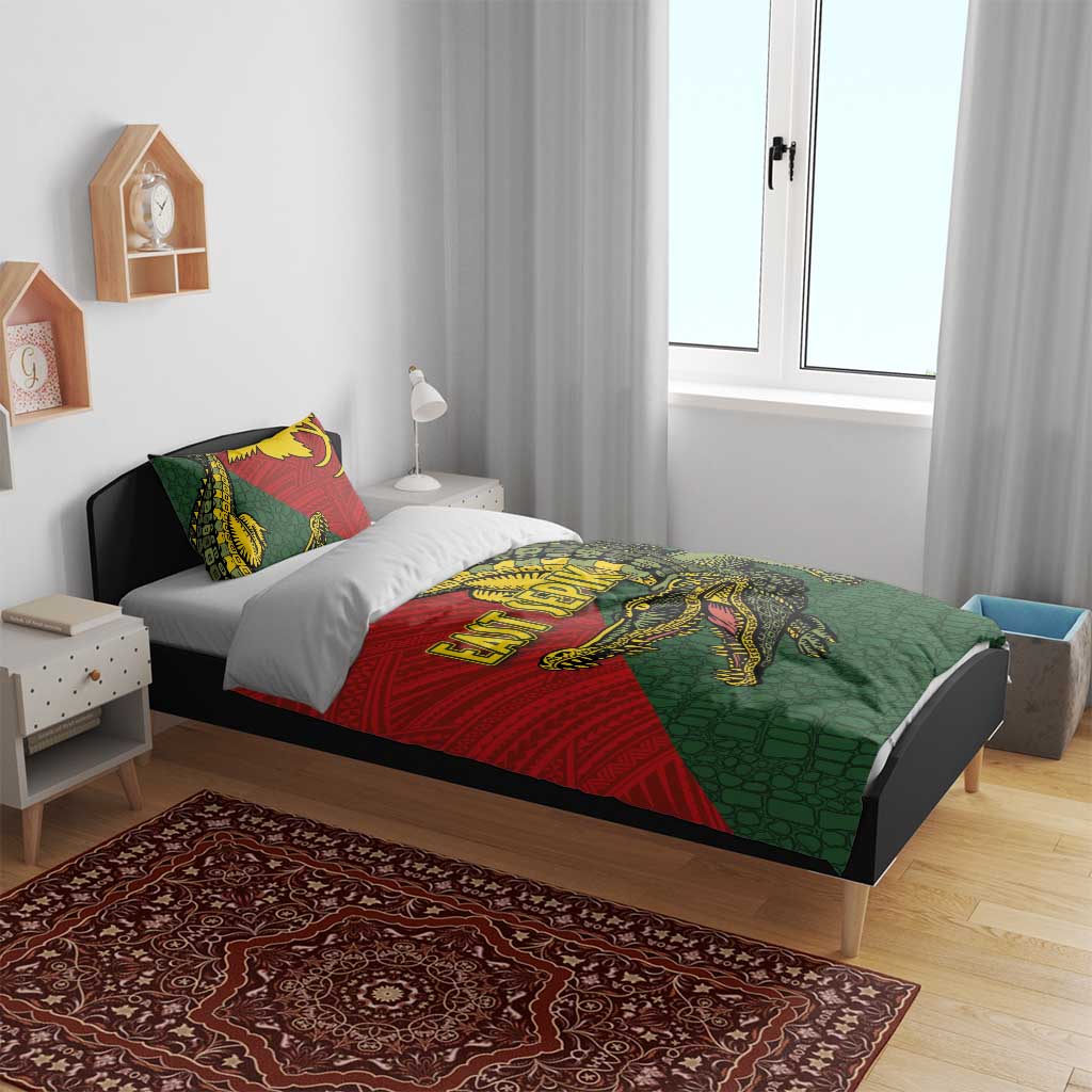 Sepik River Crocodile & Arts Festival Melanesian Pattern Bedding Set LT03 - Polynesian Pride