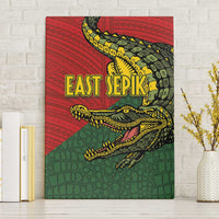 Sepik River Crocodile & Arts Festival Melanesian Pattern Canvas Wall Art LT03 Without Frame Red - Polynesian Pride
