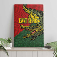 Sepik River Crocodile & Arts Festival Melanesian Pattern Canvas Wall Art LT03 - Polynesian Pride