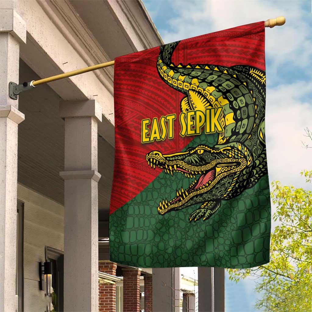 Sepik River Crocodile & Arts Festival Melanesian Pattern Garden Flag