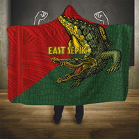Sepik River Crocodile & Arts Festival Melanesian Pattern Hooded Blanket LT03 - Polynesian Pride