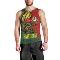 Sepik River Crocodile & Arts Festival Melanesian Pattern Men Tank Top LT03 - Polynesian Pride