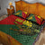 Sepik River Crocodile & Arts Festival Melanesian Pattern Quilt Bed Set