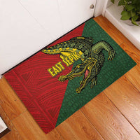 Sepik River Crocodile & Arts Festival Melanesian Pattern Rubber Doormat LT03 - Polynesian Pride