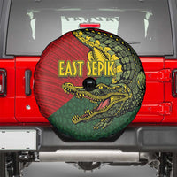 Sepik River Crocodile & Arts Festival Melanesian Pattern Spare Tire Cover LT03 - Polynesian Pride