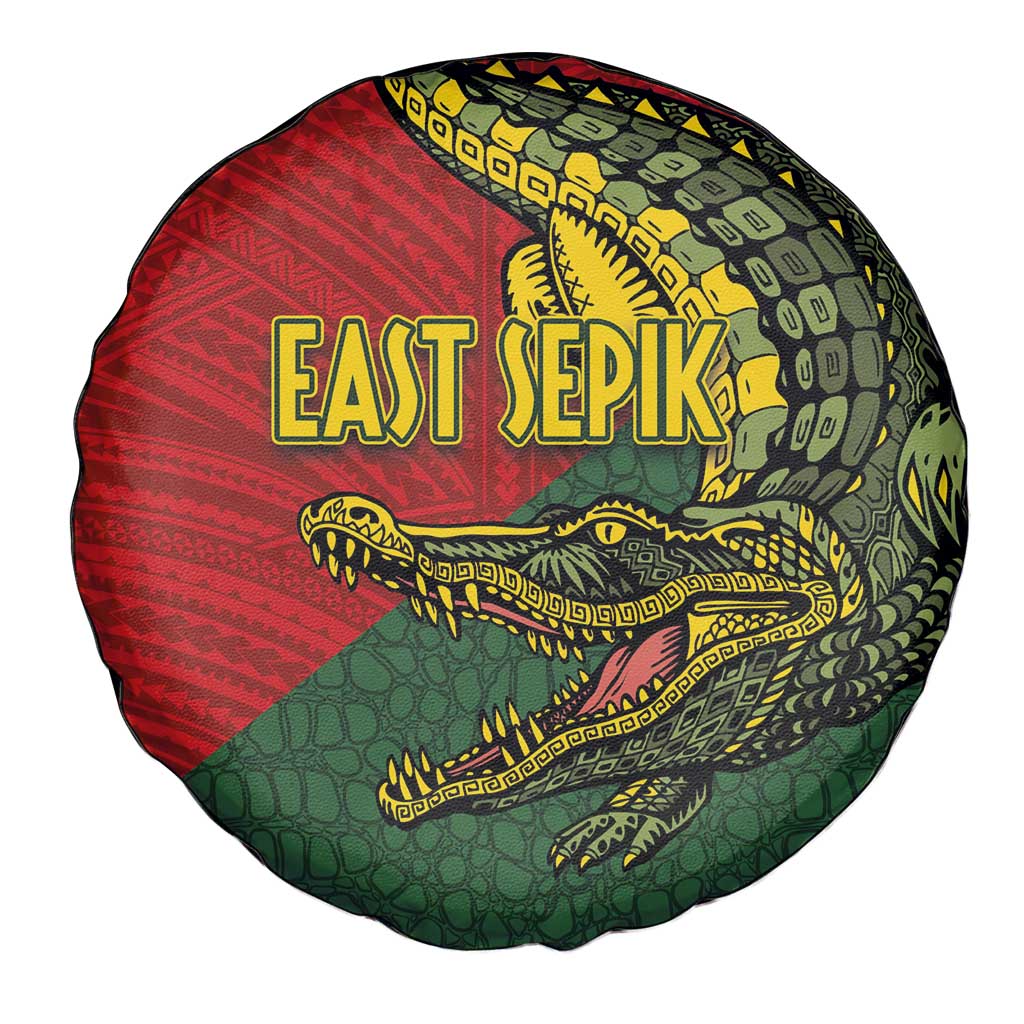 Sepik River Crocodile & Arts Festival Melanesian Pattern Spare Tire Cover LT03 - Polynesian Pride