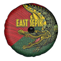 Sepik River Crocodile & Arts Festival Melanesian Pattern Spare Tire Cover LT03 - Polynesian Pride