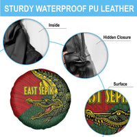 Sepik River Crocodile & Arts Festival Melanesian Pattern Spare Tire Cover LT03 - Polynesian Pride
