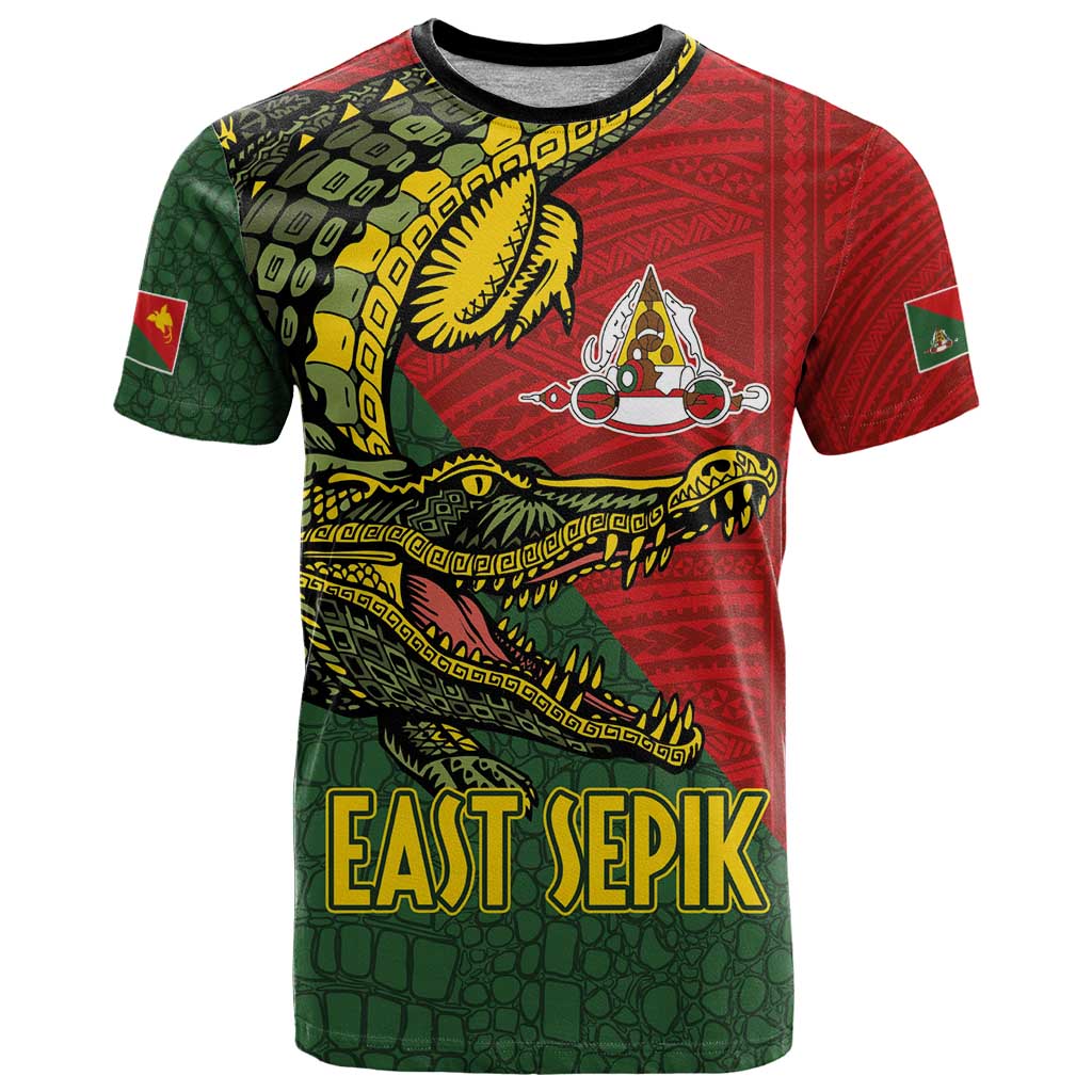 Sepik River Crocodile & Arts Festival Melanesian Pattern T Shirt