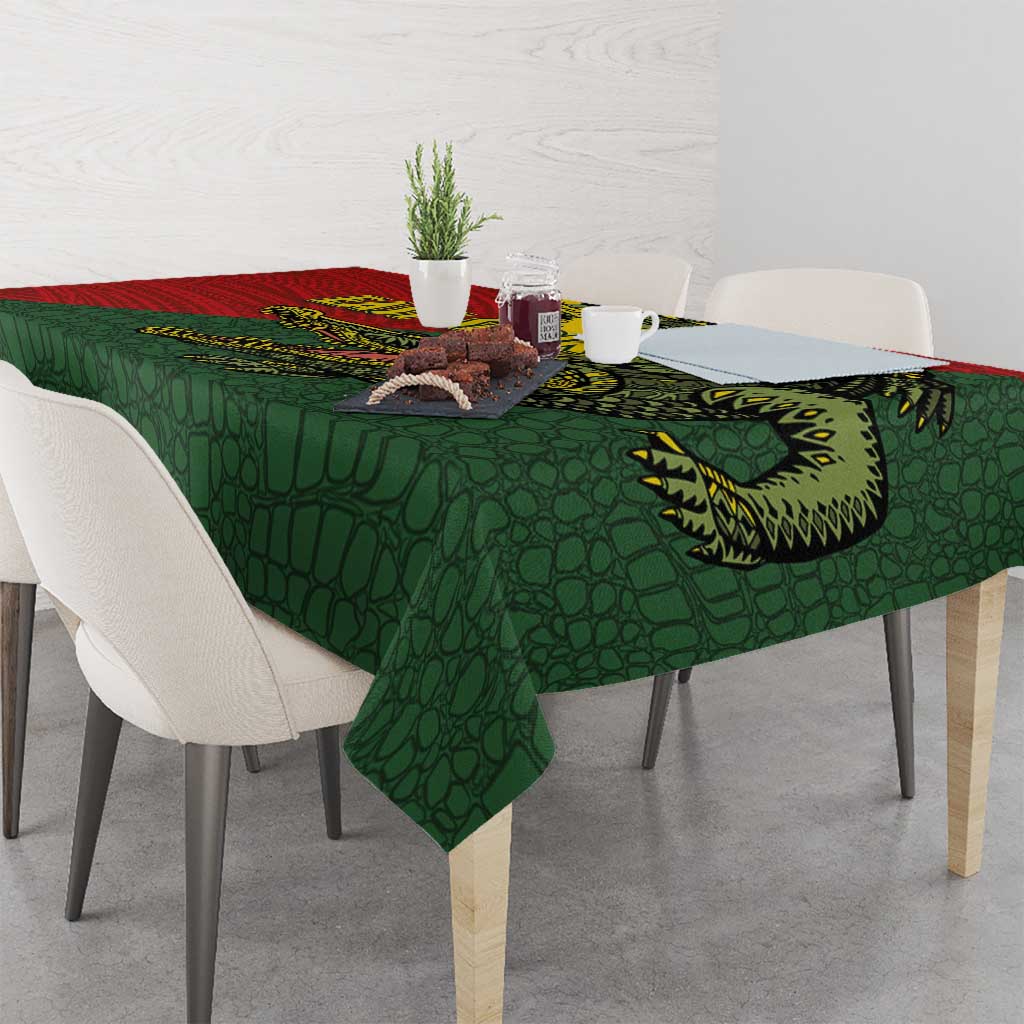 Sepik River Crocodile & Arts Festival Melanesian Pattern Tablecloth LT03 - Polynesian Pride