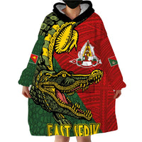 Sepik River Crocodile & Arts Festival Melanesian Pattern Wearable Blanket Hoodie LT03 - Polynesian Pride