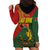 Sepik River Crocodile & Arts Festival Hoodie Dress Bird-of-paradise Melanesian Tattoo