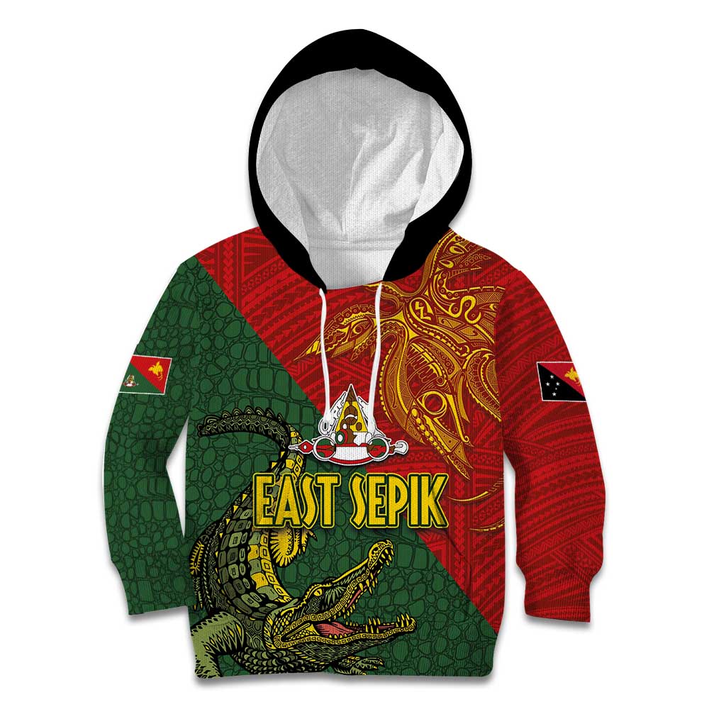 Sepik River Crocodile & Arts Festival Kid Hoodie Bird-of-paradise Melanesian Tattoo