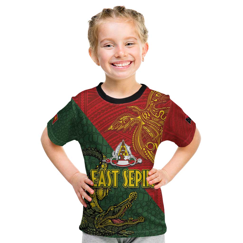 Sepik River Crocodile & Arts Festival Kid T Shirt Bird-of-paradise Melanesian Tattoo