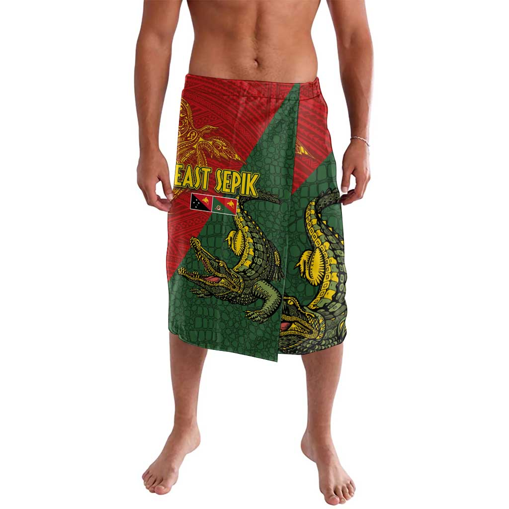 Sepik River Crocodile & Arts Festival Lavalava Bird-of-paradise Melanesian Tattoo LT03 Red - Polynesian Pride