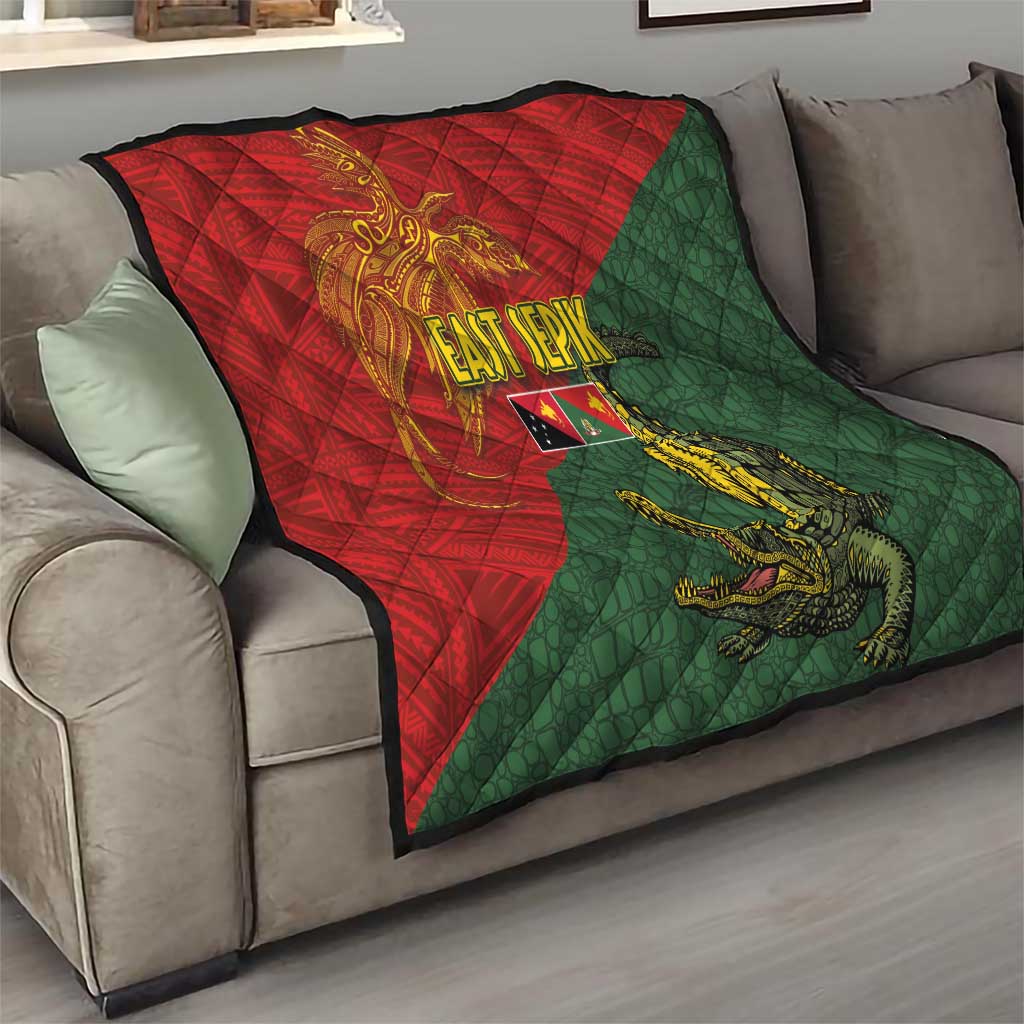 Sepik River Crocodile & Arts Festival Quilt Bird-of-paradise Melanesian Tattoo