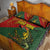 Sepik River Crocodile & Arts Festival Quilt Bed Set Bird-of-paradise Melanesian Tattoo