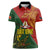 Sepik River Crocodile & Arts Festival Women Polo Shirt Bird-of-paradise Melanesian Tattoo