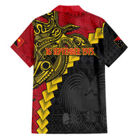 Papua New Guinea Independence Day Family Matching Puletasi and Hawaiian Shirt Bird-of-paradise Melanesian Tattoo