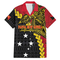 Papua New Guinea Independence Day Hawaiian Shirt Bird-of-paradise Melanesian Tattoo LT03 Red - Polynesian Pride