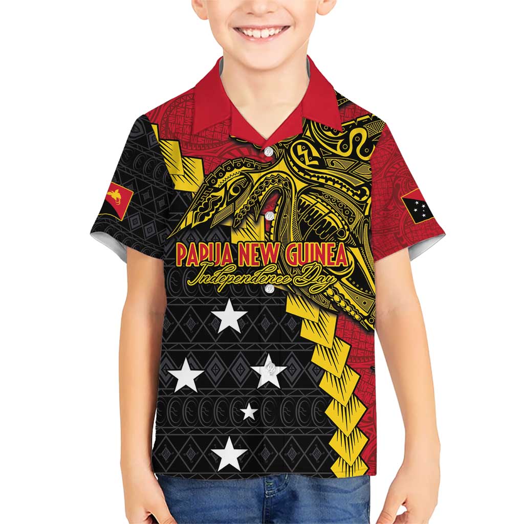 Papua New Guinea Independence Day Hawaiian Shirt Bird-of-paradise Melanesian Tattoo LT03 - Polynesian Pride