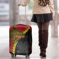 Papua New Guinea Independence Day Luggage Cover Bird-of-paradise Melanesian Tattoo