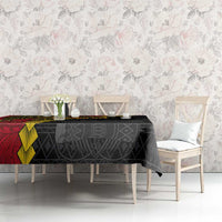 Papua New Guinea Independence Day Tablecloth Bird-of-paradise Melanesian Tattoo LT03 - Polynesian Pride