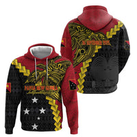 Papua New Guinea Independence Day Zip Hoodie Bird-of-paradise Melanesian Tattoo