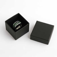 Traditional Samoan Tattoo Art Green Color Classic Ring LT03 - Polynesian Pride